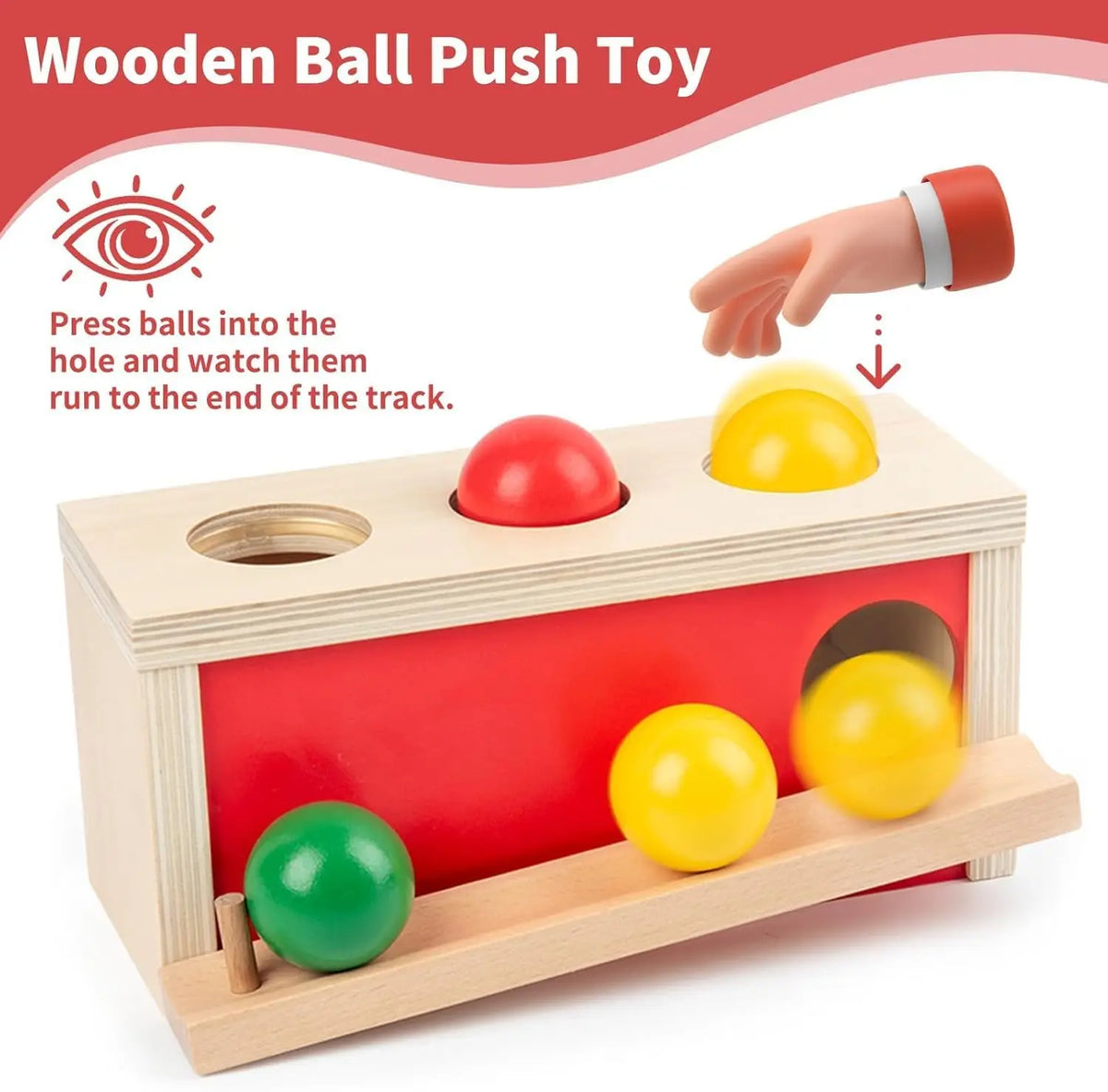 Caja de permanencia de objetos con bola