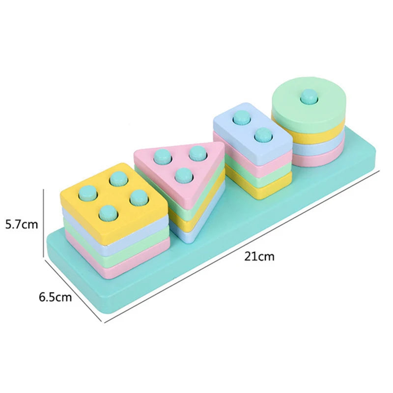 Wooden Shape Building Blocks