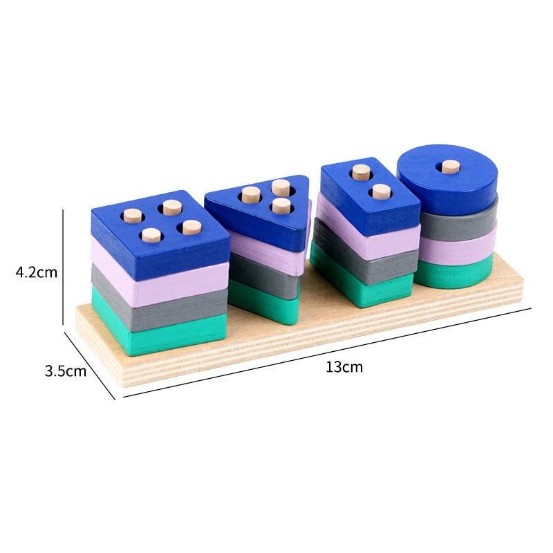 Wooden Shape Building Blocks