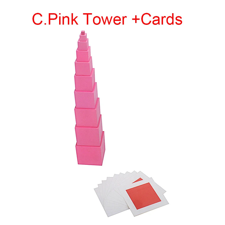 Montessori Pink Tower Set
