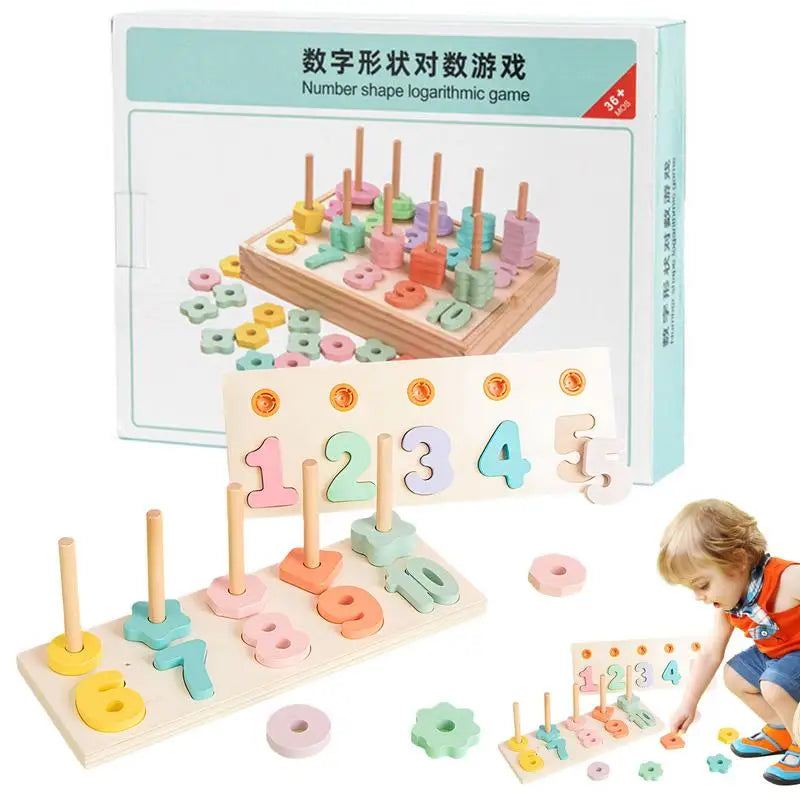 Rompecabezas de formas matemáticas Montessori