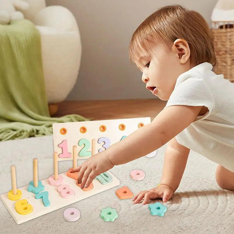 Rompecabezas de formas matemáticas Montessori