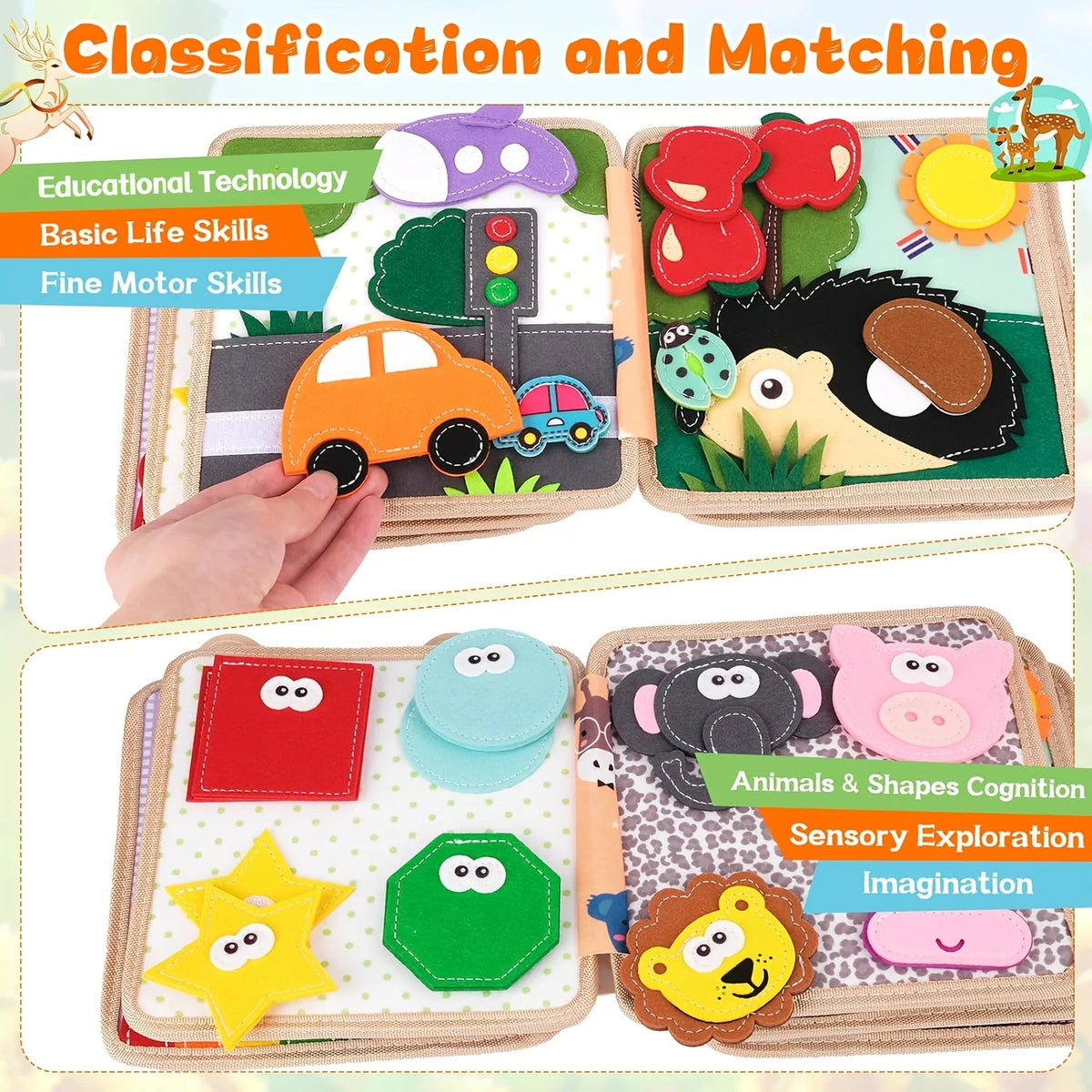 Educational Felt Busy Book