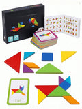 Juego de rompecabezas Tangram de madera