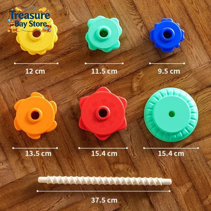 Rainbow Spinning Stacker