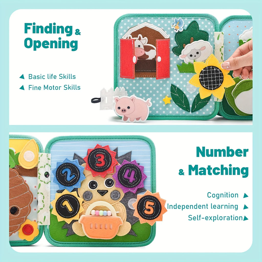 Montessori Felt Busy Board