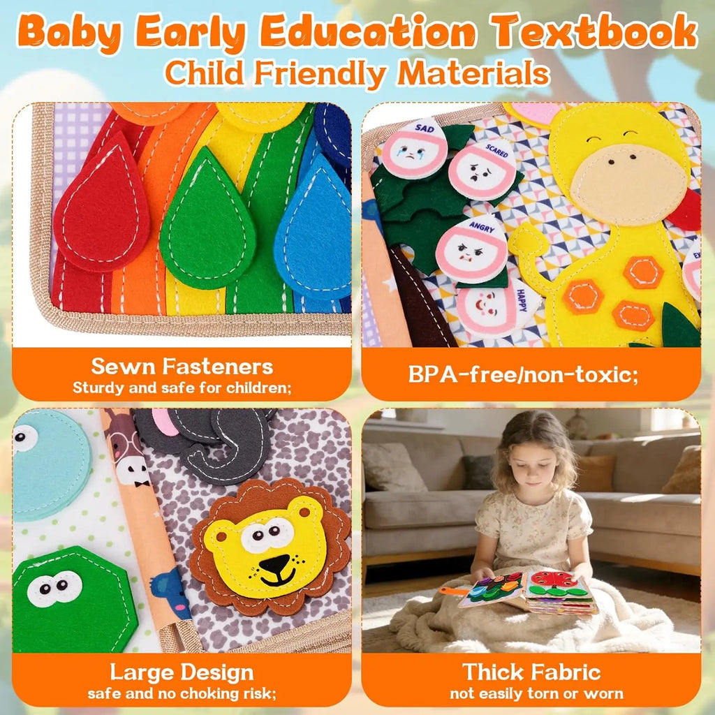 Educational Felt Busy Book