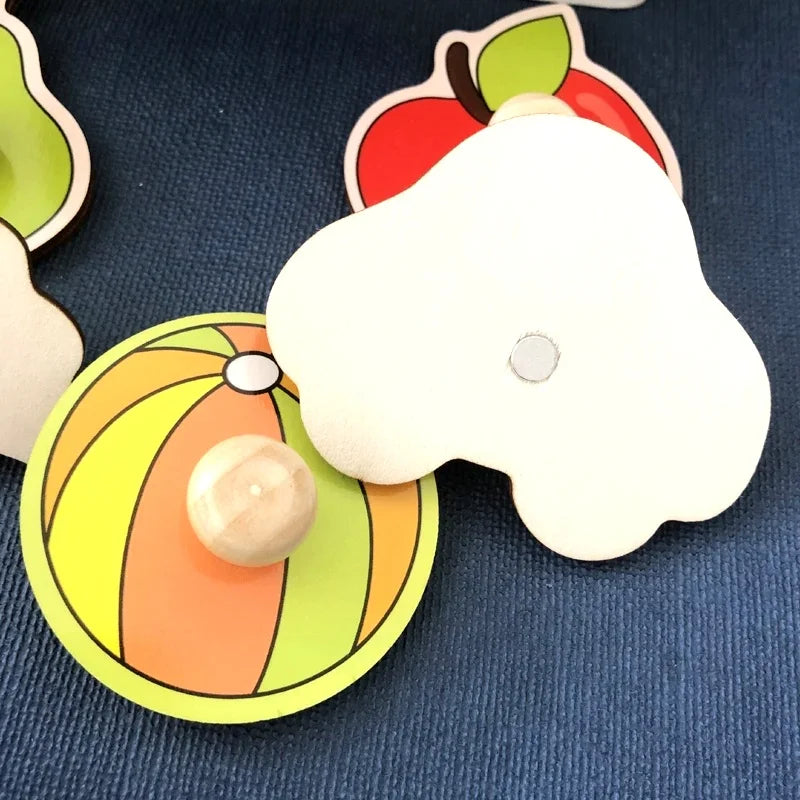 Set de rompecabezas de madera Montessori