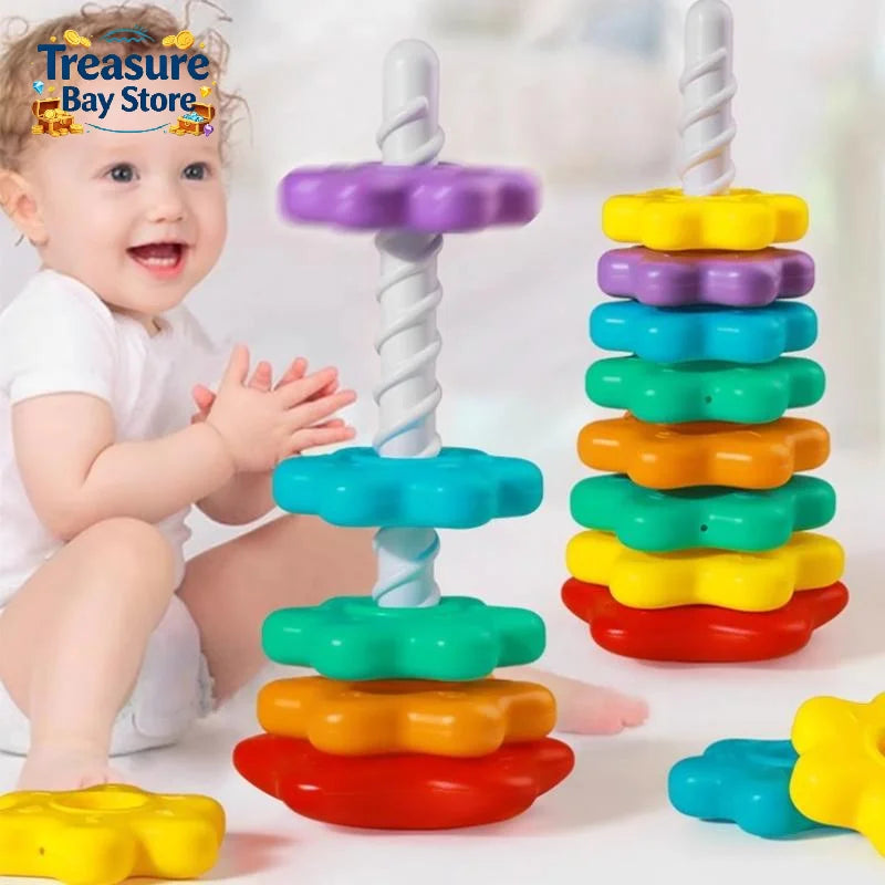 Rainbow Spinning Stacker