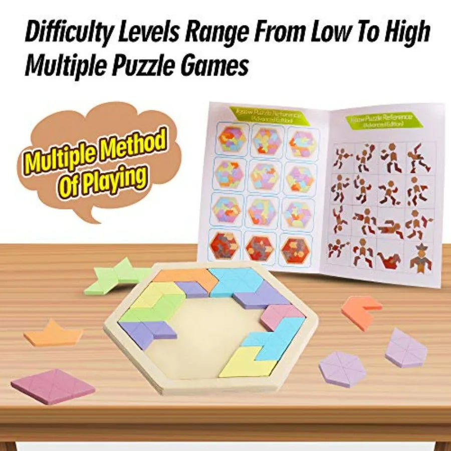 Wooden Hexagon Puzzle