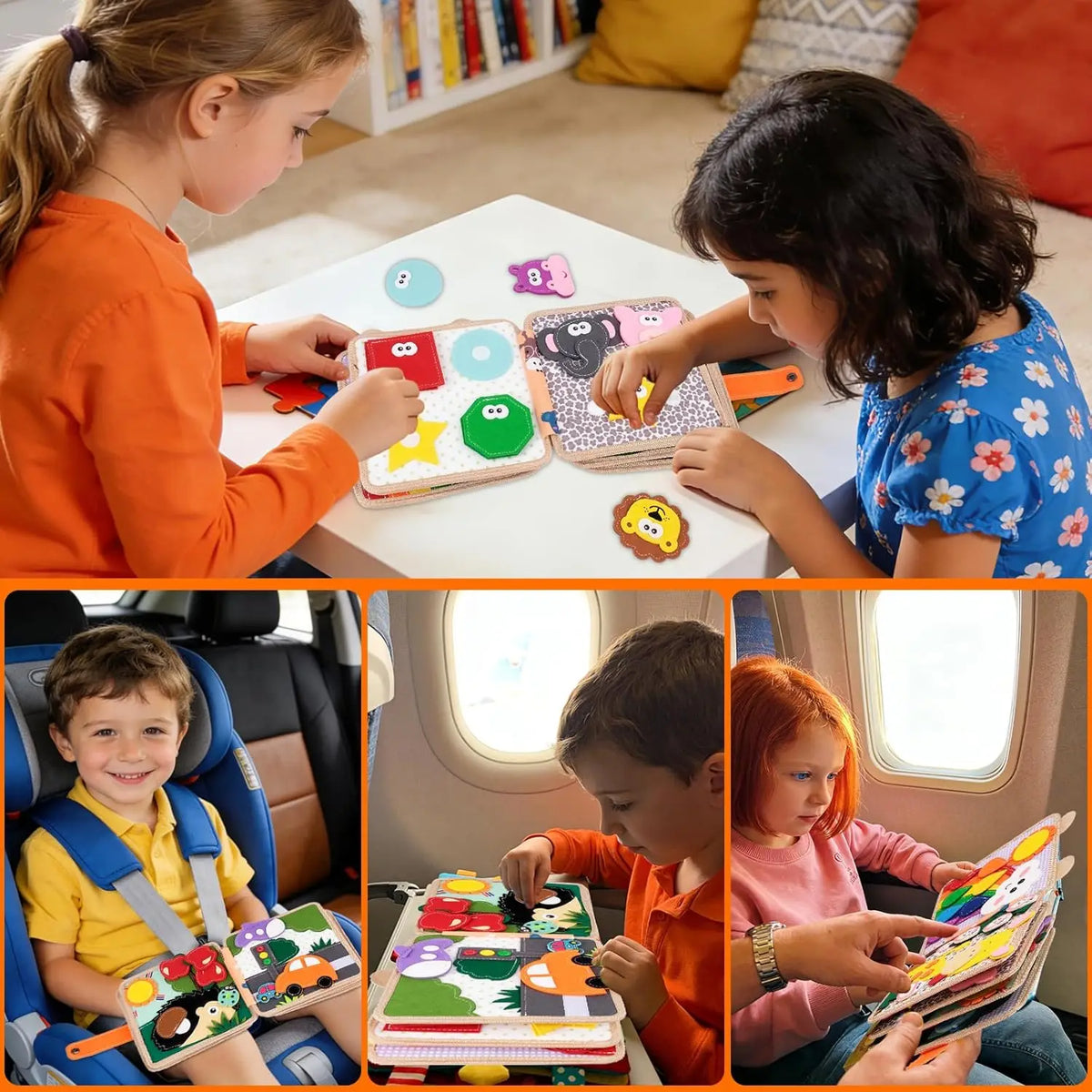 Educational Felt Busy Book
