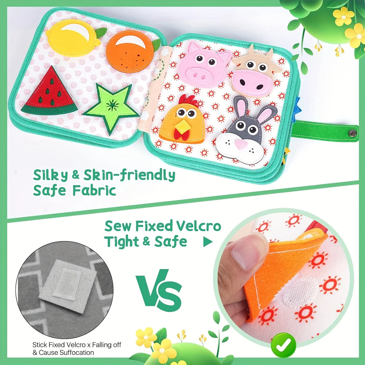 Montessori Felt Busy Board