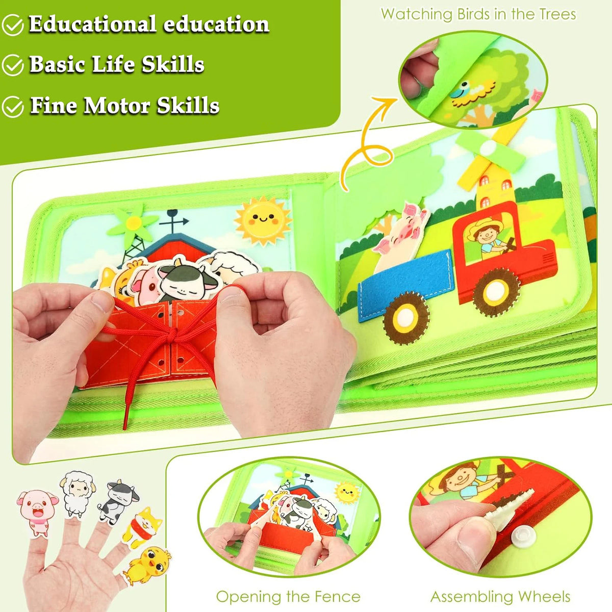 Kids’ Felt Learning Book