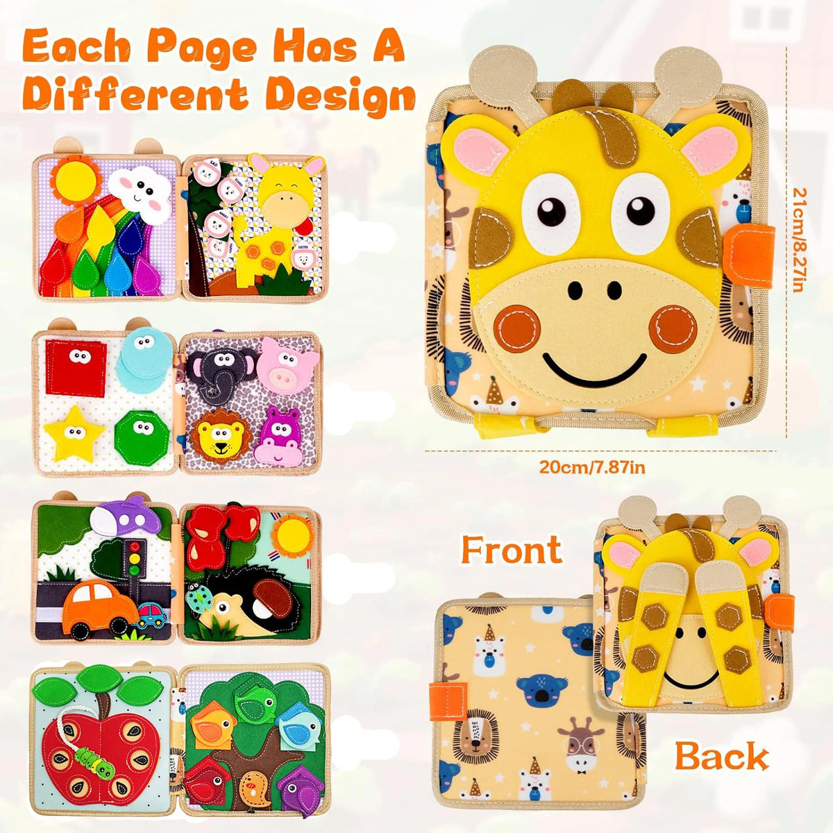 Educational Felt Busy Book