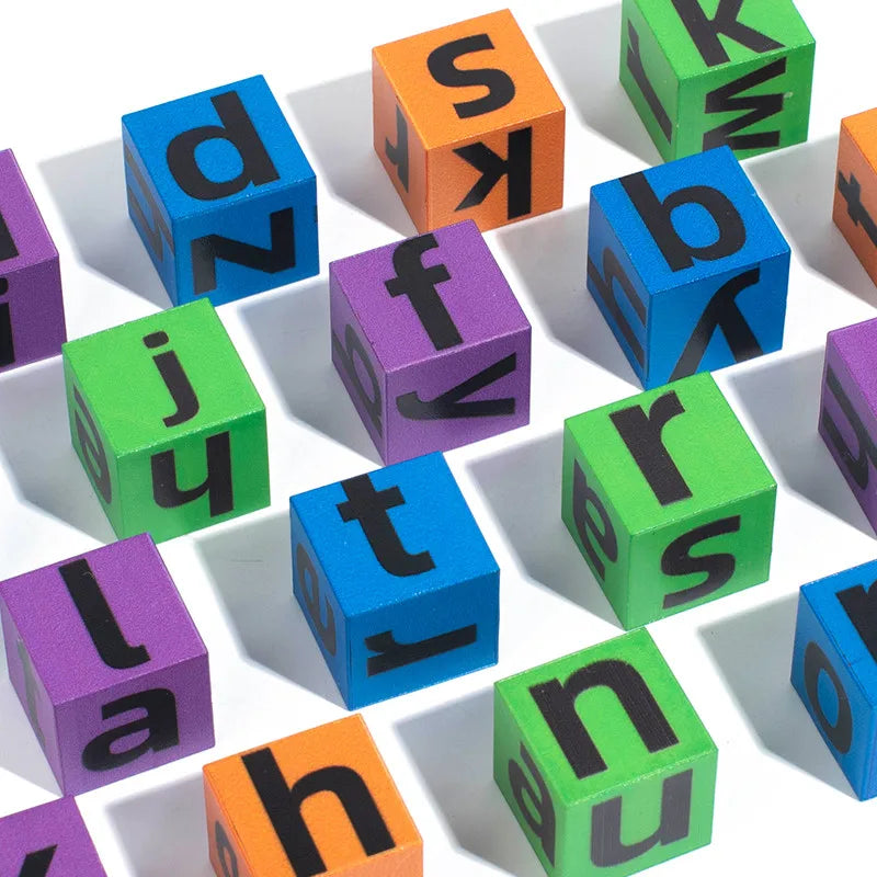 Magnetic Spelling Cube Game