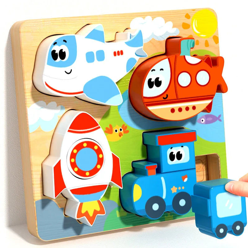 Wooden Shape Building Blocks