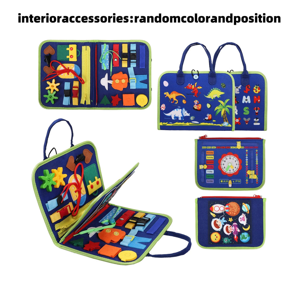 Libro de actividades de fieltro