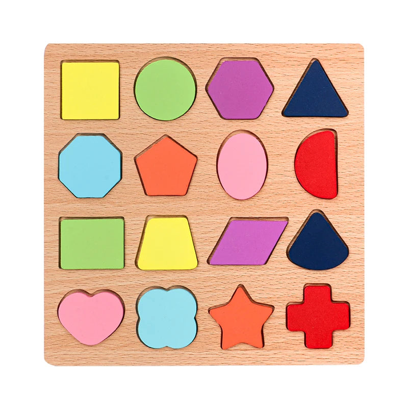 Alphabet & Number Shape Puzzle