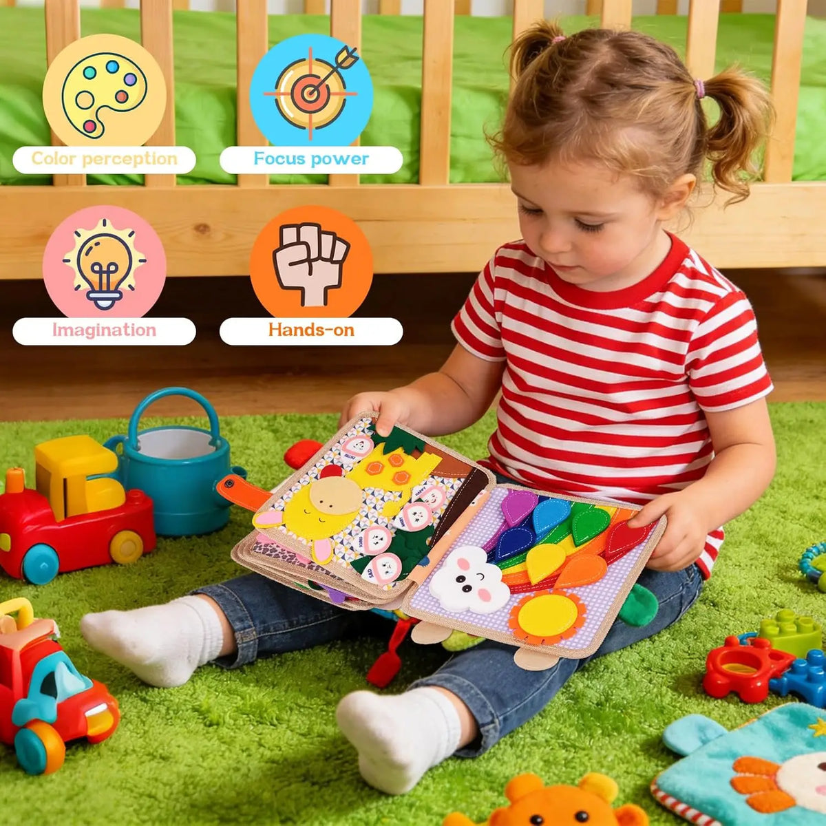 Educational Felt Busy Book