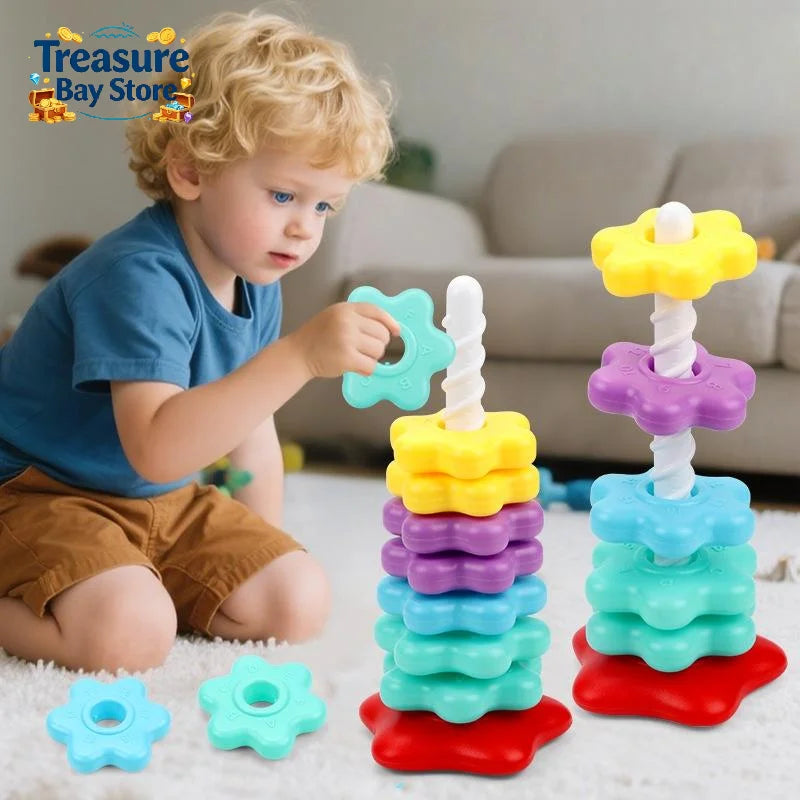 Rainbow Spinning Stacker
