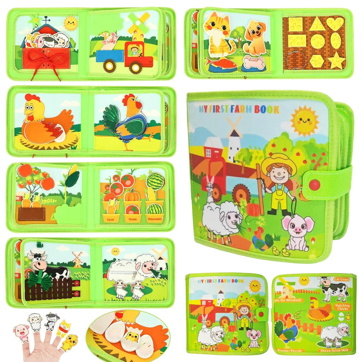 Kids’ Felt Learning Book