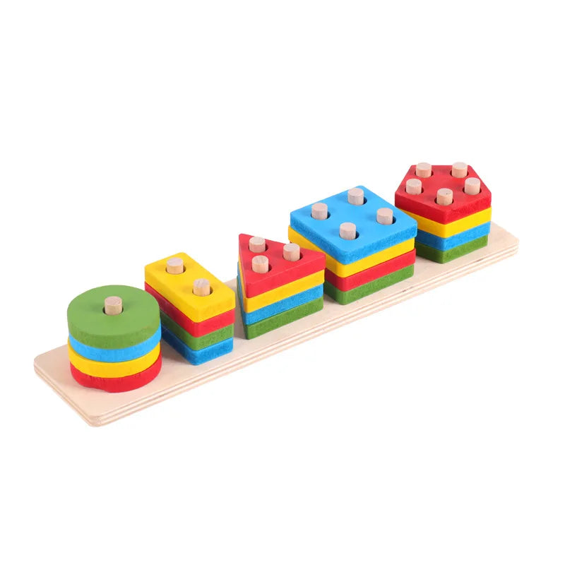 Wooden Shape Building Blocks