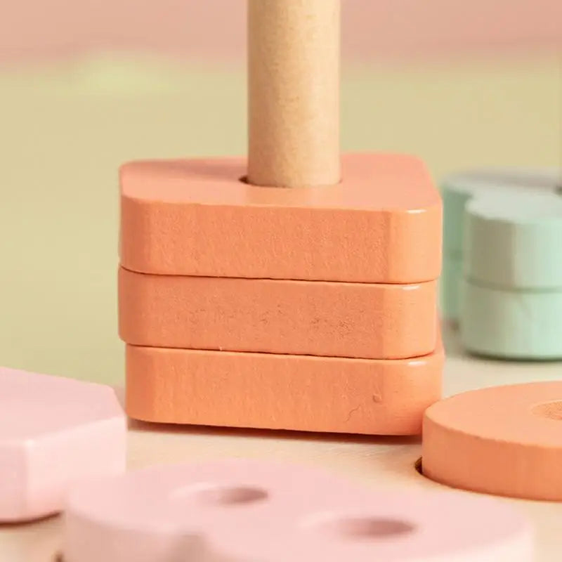 Rompecabezas de formas matemáticas Montessori