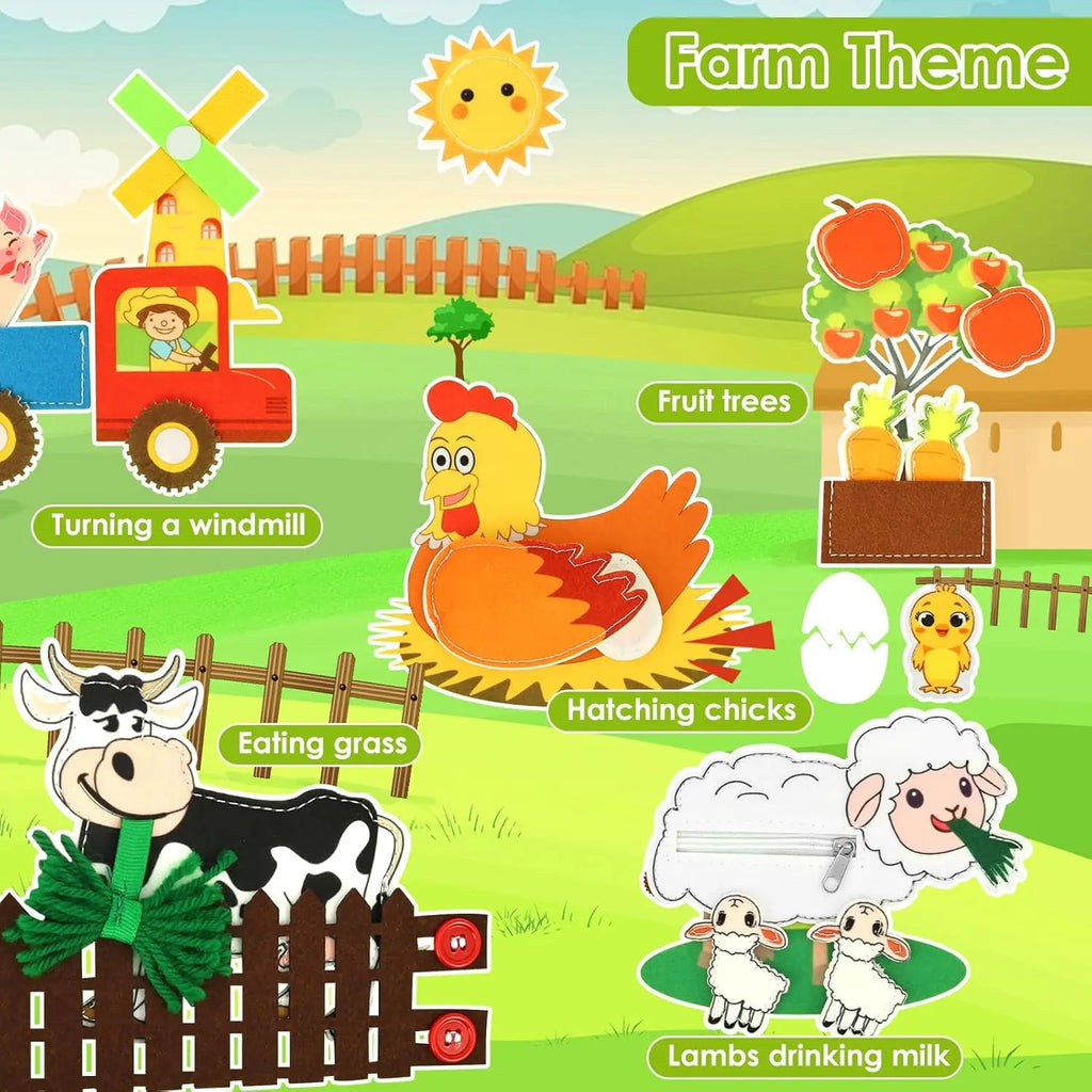 Kids’ Felt Learning Book