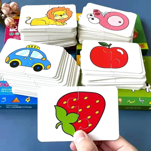 Juego de rompecabezas de parejas de animales