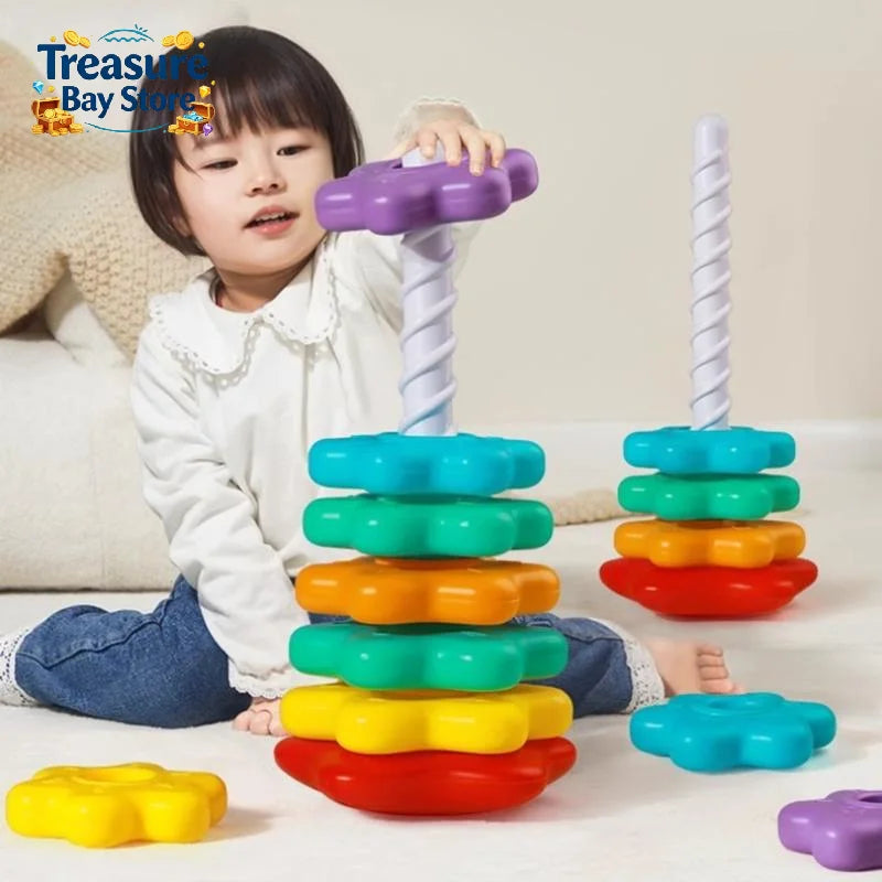 Rainbow Spinning Stacker