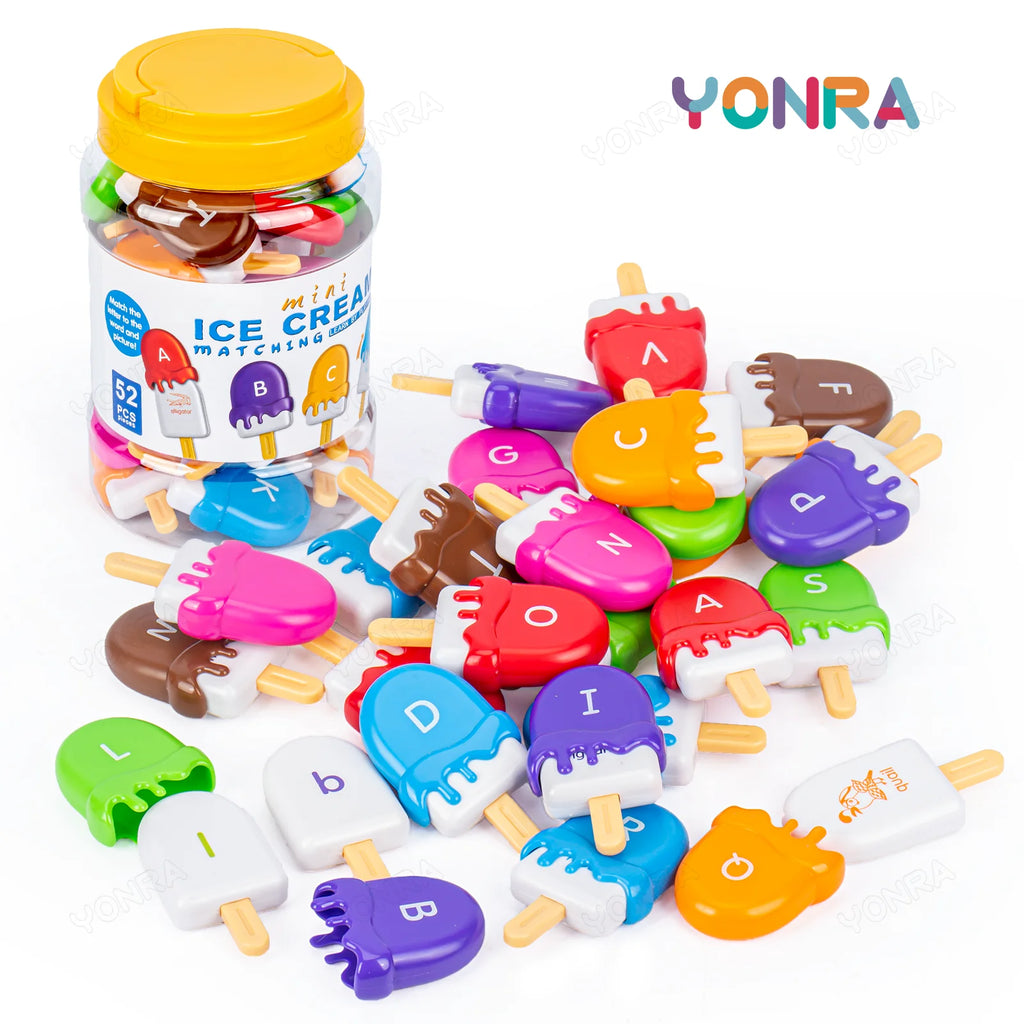 Ice Cream Alphabet Matching Toy